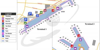 مکزیکو سیتی فرودگاه دروازه نقشه