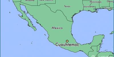 نقشه cuauhtemoc مکزیک 